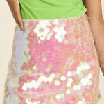 Helmut Lang NWT  Scale Sequin Skirt 12 color mirror Photo 0