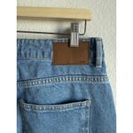 ZARA Crop Wide Leg Denim Culotte Pants High Waisted Women's Size 8 Casual Boho Photo 5