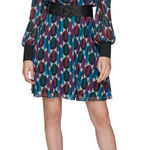 Karl Lagerfeld NWT  Paris Women's Black Chiffon Geo Dress Size 10 NO BELT Photo 0