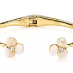Kate Spade New York Mother-of-Pearl Floral Cuff Bracelet Photo 0