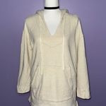 James Perse Cream 3/4 Sleeve Sweatshirt Photo 0