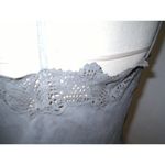 Womens New Ralph Lauren $398 NWT Gray Leather Suede Lace Tank Top Cami Nice 12 Photo 6