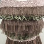Anthropologie Anthro A’reve Ruffled Tulle & Crochet Dress - Size S Photo 2