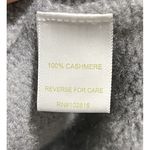 Garnet Hill Womens Sweater XS Gray Grey 100% Cashmere Turtleneck Cable Cozy Soft Photo 5