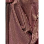 Faviana  Sparkly Metallic Long Jersey Dress With Leg Slit pink 2 Photo 16