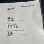 Antonelli Firenze Sheath navy blue 3/4 Sleeve Dress IT 48 US 12 Pockets Cotton Photo 7