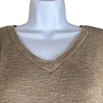 Talula Talulla Tan Oversized V Neck Long Sleeve Stretch Pullover Sweater Medium Boho Photo 2