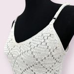 Martina Vidal | Medium | Burano Collection Italian Luxury Lace Crochet Knit Tank White Photo 5