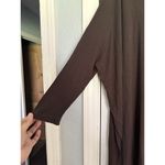 Free People  Beach Cover Up Womens XS S Brown Boho Lagenlook Knit Oversized Slits Photo 1