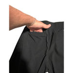 Hurley  Leggings Women's Size Medium Black Pocketed Track Pants Elastic Ankle Photo 9