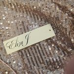 Eliza J ππ Sequin Balloon Sleeve Cocktail Dress ~ Mauve 4 NWT Photo 11