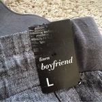 Soho New York Company Boyfriend Pant Womens Large Gray Linen Blend Pants Photo 4