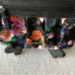 wilson's leather Wilson Leather: Mundi Black Floral Wristlet- flaws Photo 3