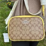 Coach Authentic  Coated signature canvas/smooth leather zip top Crossbody Photo 0
