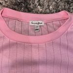 Love, Fire  Pink Ruched Side Crop Top Photo 2