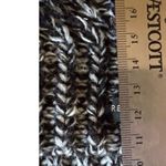 Rebecca Minkoff Hat Set Womens One Size Black Marled Knit Beanie Arm Warmers Photo 9