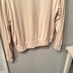LNA  Women's Beige Cutout Sweatshirt Photo 4