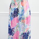 ASOS Palm Leaf Swim Coverup Maxi Dress Photo 0