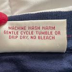 Polo Elandale 100% Cotton Striped White Blue Embroidered Logo Golf Shirt, size S Photo 4