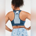 Fabletics  Trinity High‎ Impact Sports Bra in Blue Nova/Blue Iron Sz M Photo 1
