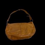 FRANCESCO BIASIA Saddle Style Handbag Mustard Color 14X5.5X7, Genuine Leather Photo 13