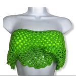 Beach Riot  Bandeau Bikini Top Crochet Green‎ Photo 0