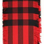 Burberry  Unisex Half Mega Fashion Fringe Scarf Photo 5