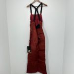 Flylow Women's Moxie‎ Bib Pant Skiing Snowboarding Outdoors Size M Redwood NWT Orange Size M Photo 2