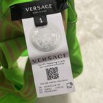 Versace 💙💖 NWT Green Greca Clover Bikini top size 1 (XS) Photo 5