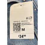 Forever 21  Blue Bratz Rhinestone Denim Mini Skirt with Belt - Size M Photo 5