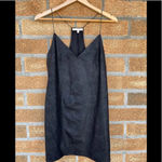 Lavender Brown  BLACK LEATHER DRESS small Photo 3