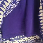 Forever 21  Tribal High Low Keyhole Sleeveless Open Back Tie Dress Medium Purple Photo 6