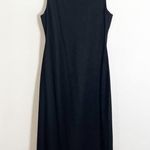 Susana Monaco  Black High Slit Sleeveless Midi Dress Medium Photo 3
