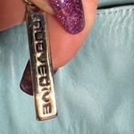 Italian Designer Nuovedive Sequin & Leather Handbag Blue Photo 5