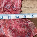 Misa Los Angeles Lillian Floral Print Ruffle Mini Dress Washed Rose Lilac Large Photo 10