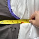 Adidas Polo Tank Top Womens Size XS Gray Purple Floral Golf Tennis Collared Photo 2