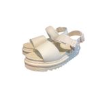 Dr. Martens  Voss Hydro Leather Strap Sandals in Cream Size 8 Shoes Platform Doc Photo 1