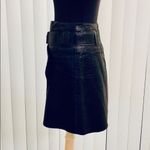 ZARA WOMAN ASYMMETRIC FAUX LEATHER MINI SKIRT. Photo 4