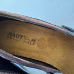 Naot 'Trendy' Mary Jane Heels Women's Size 38 US 7 Plum Burgundy Leather Patent Purple Photo 7