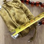 Bauerny  Velvet Beaded Top Handle Silver Chain Purse Handbag Shoulder Bag NWT Photo 9