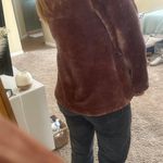 32 Degrees Heat Brown Fuzzy Zip Up Jacket Photo 2