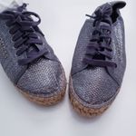 Guess  Metallic Gray Espadrille Sneakers Photo 3