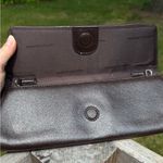 Valerie Stevens Brown Leather & Leopard Calf Hair Evening Shoulder Clutch Bag Photo 5