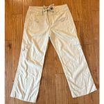 Gloria Vanderbilt  tan linen blend cargo utility pant 6p Photo 8