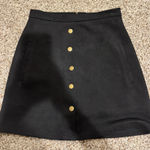 Dry Goods  Black Suede Skirt Photo 0