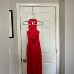 Amanda Uprichard silk Mezcal maxi dress in Crimson Photo 6