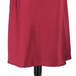 Vanessa Mooney  Lala Satin Slip Dress Burgundy XXS Photo 3