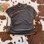 Rue 21 cinch waist cropped shirt Photo 0