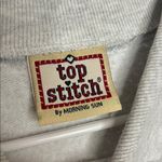 Vintage 80’s Cat embroidered Crewneck Sweatshirt Gray Size XL Photo 5