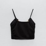 ZARA  Beaded Crop Top Photo 10